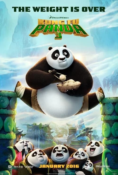 Kung Fu Panda 3 film posteri